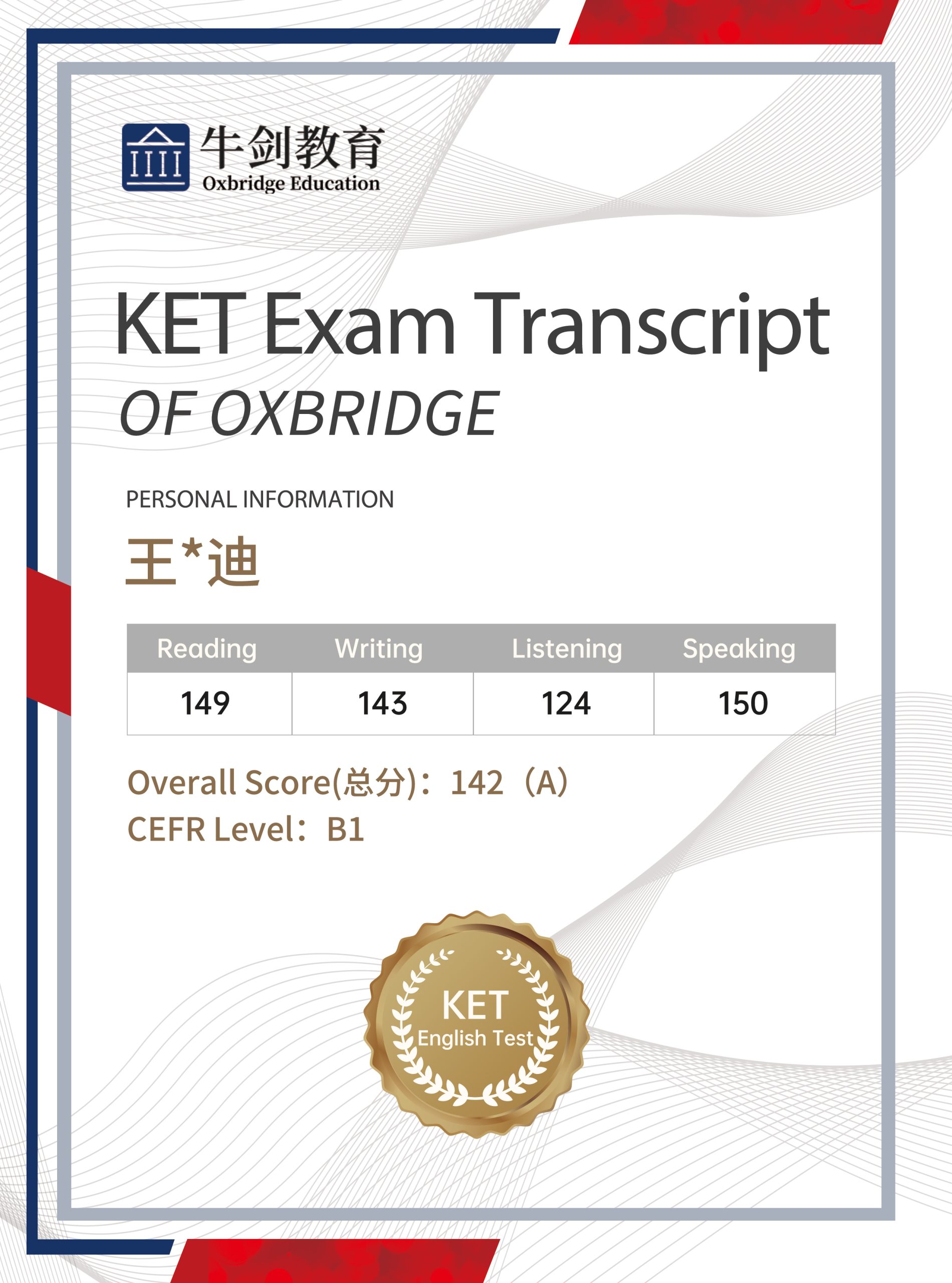 ket高分榜 4